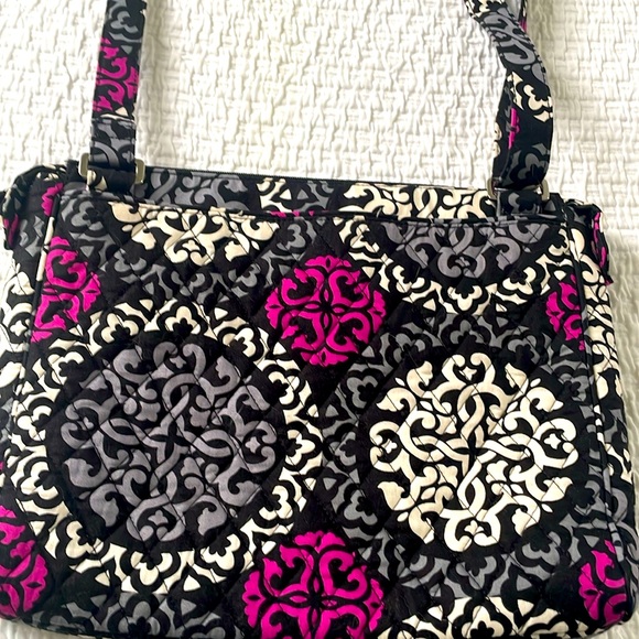 Vera Bradley Cranberry Magenta Envelope Style Bag - Picture 7 of 11
